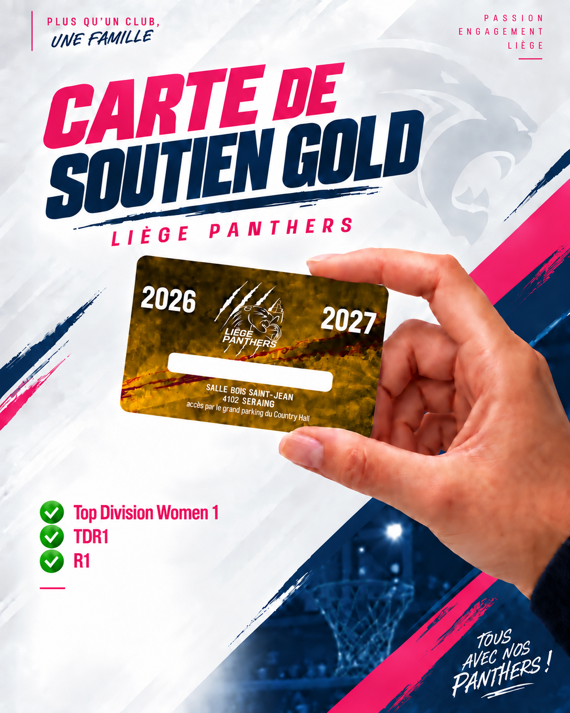 Les cartes de soutien sont de retour pour cette nouvelle saison ! 🩷
