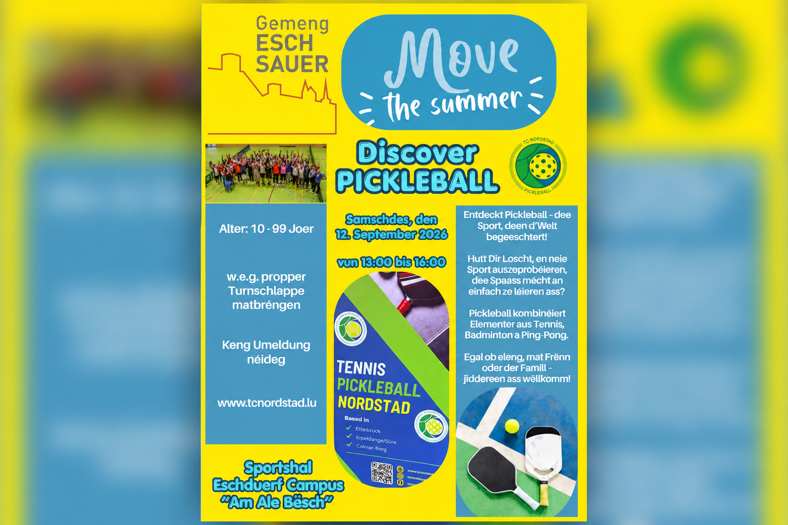 Pickleball - Move the Summer