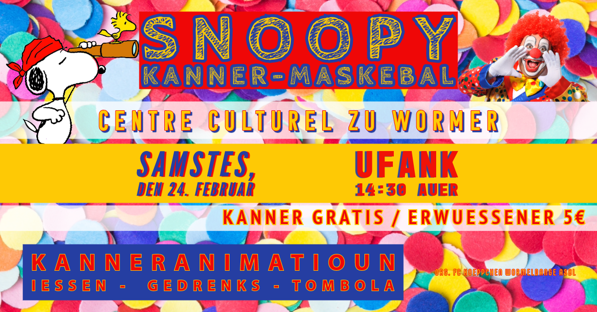 Snoopy -Kannerfuesbal