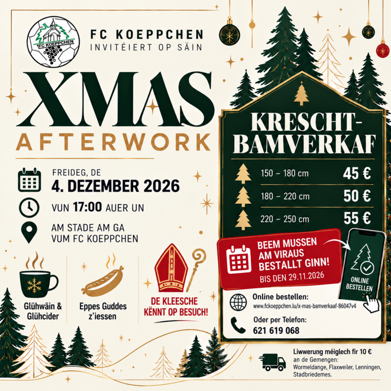 Kleeschen & Kreschtbamverkaf