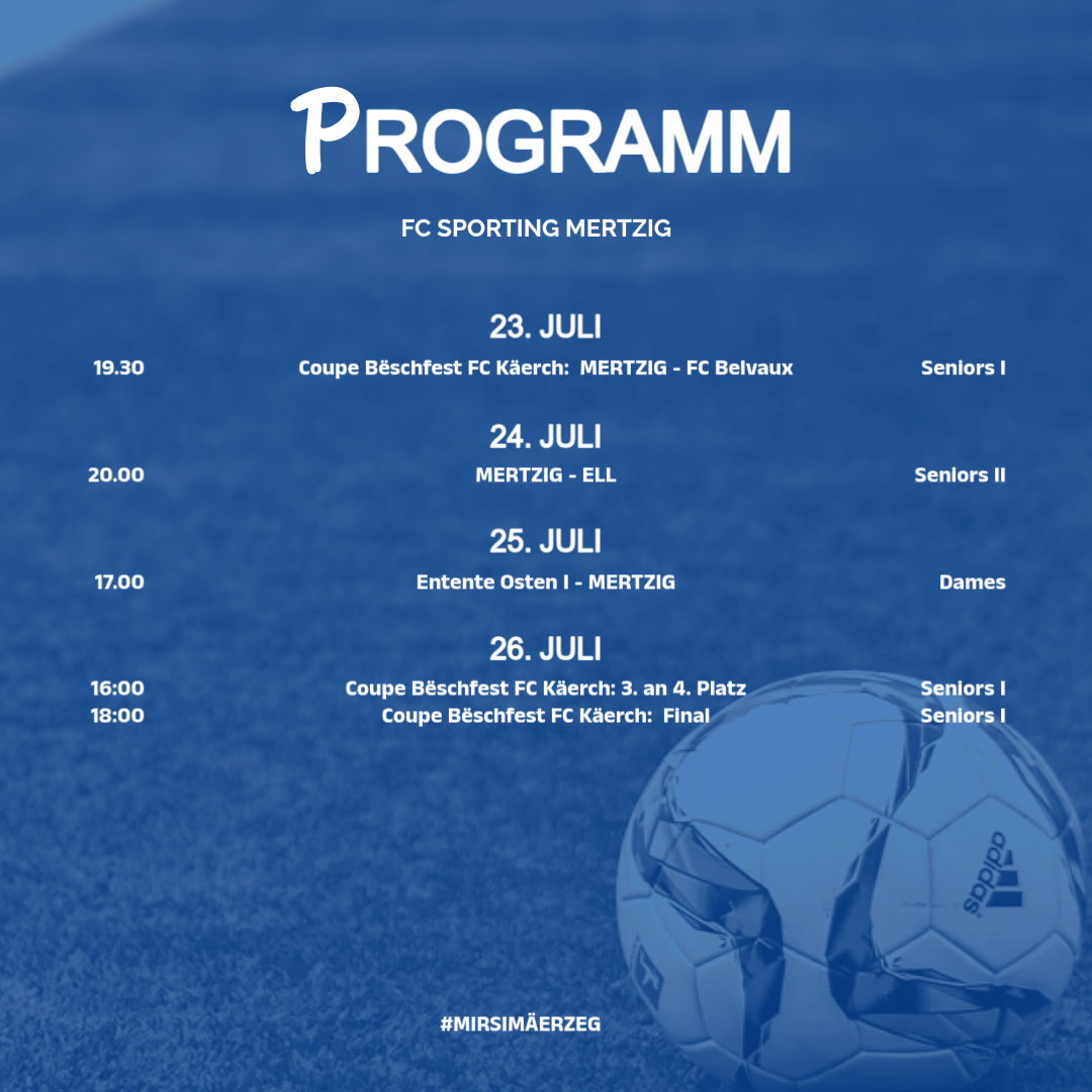 Programm vum Weekend