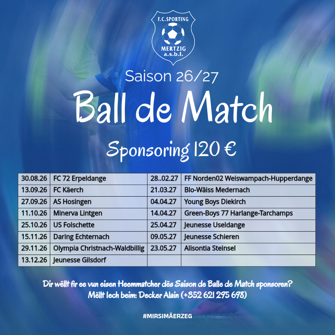 Ball de Match Saison 2026/2027