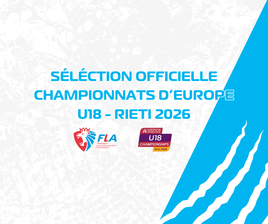 Sélection officiel pour les Championnats d'Europe U18 - Rieti