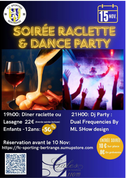 SOIRÉE RACLETTE & DANCE PARTY