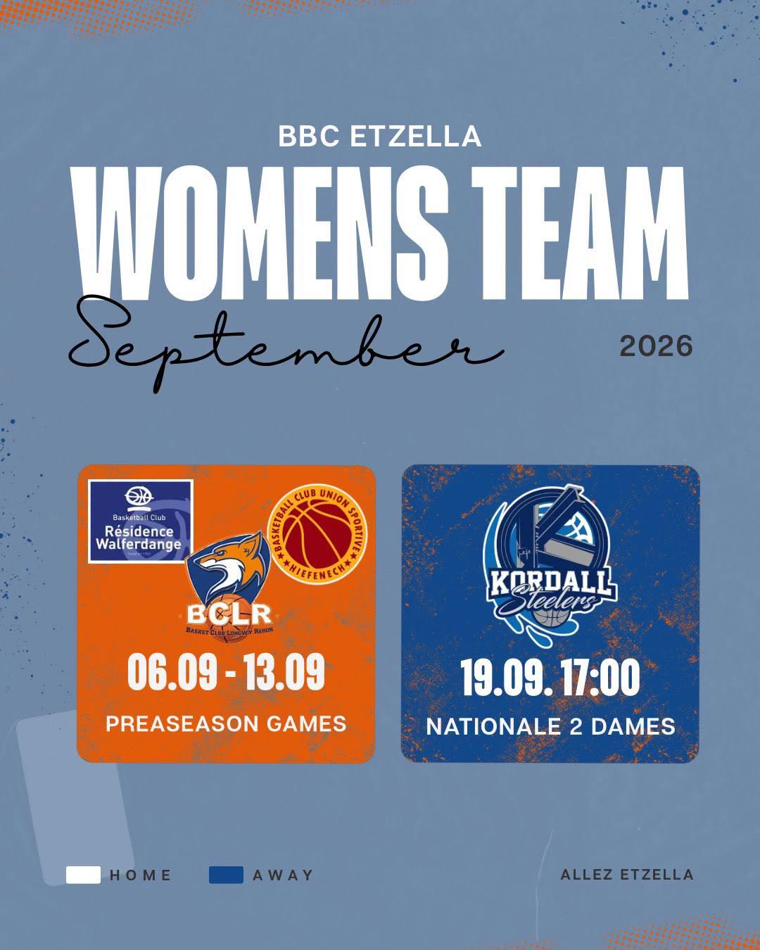 Preseason Programm Women