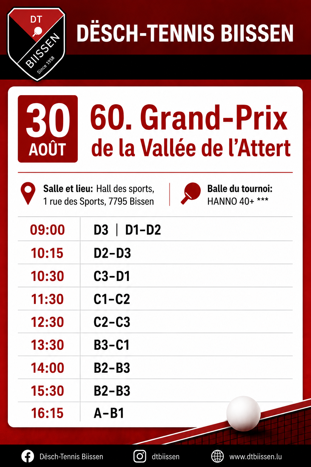 60. Grand Prix de la Vallée de l'Attert