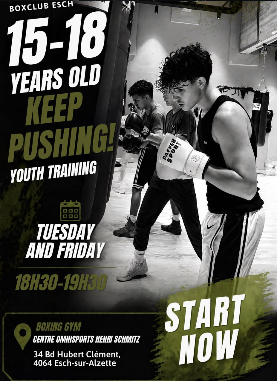 Jugendlecher/Jeunes 15-18 Joer/ans Training