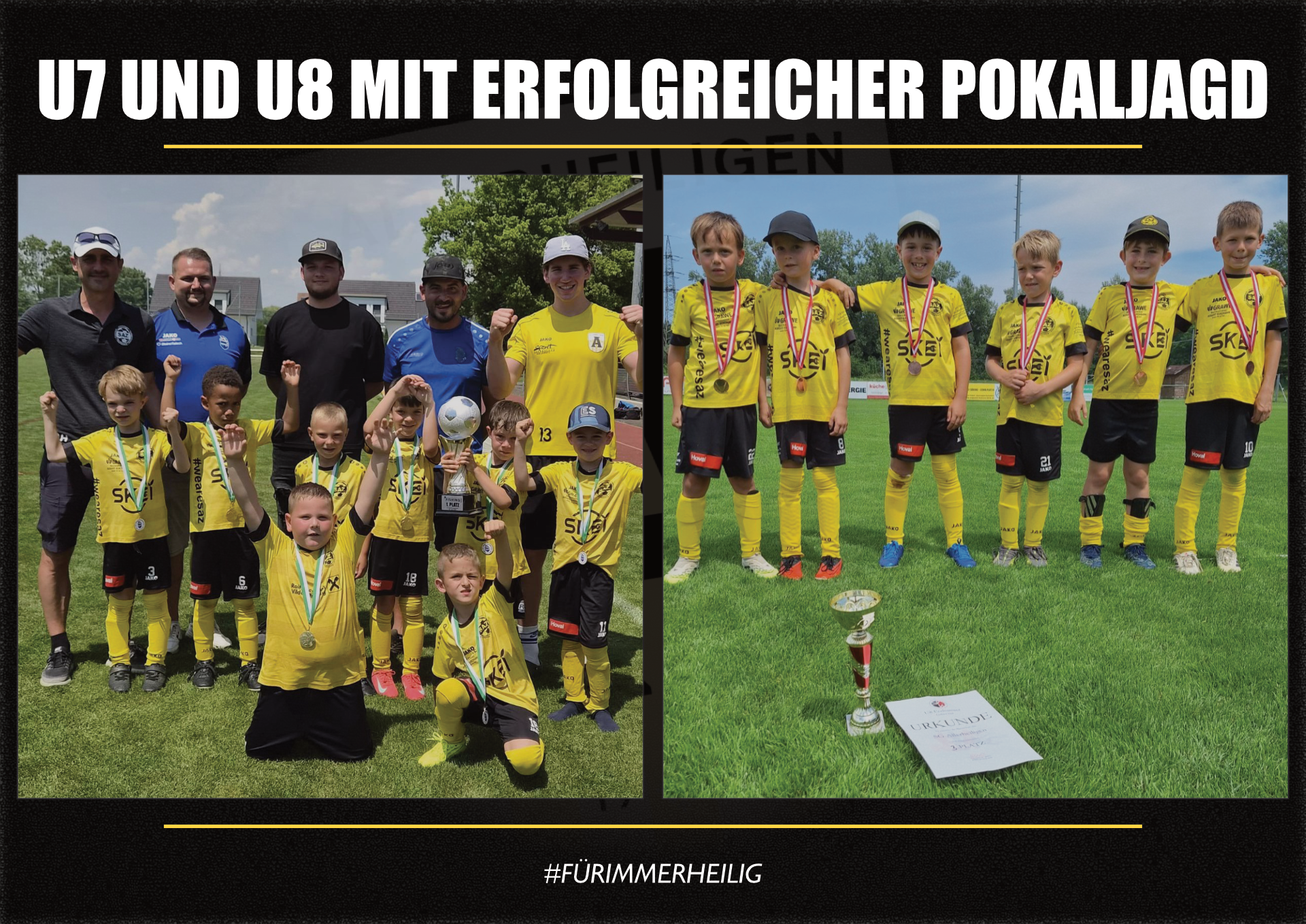 U7 und U8 mit erfolgreicher Pokaljagd
