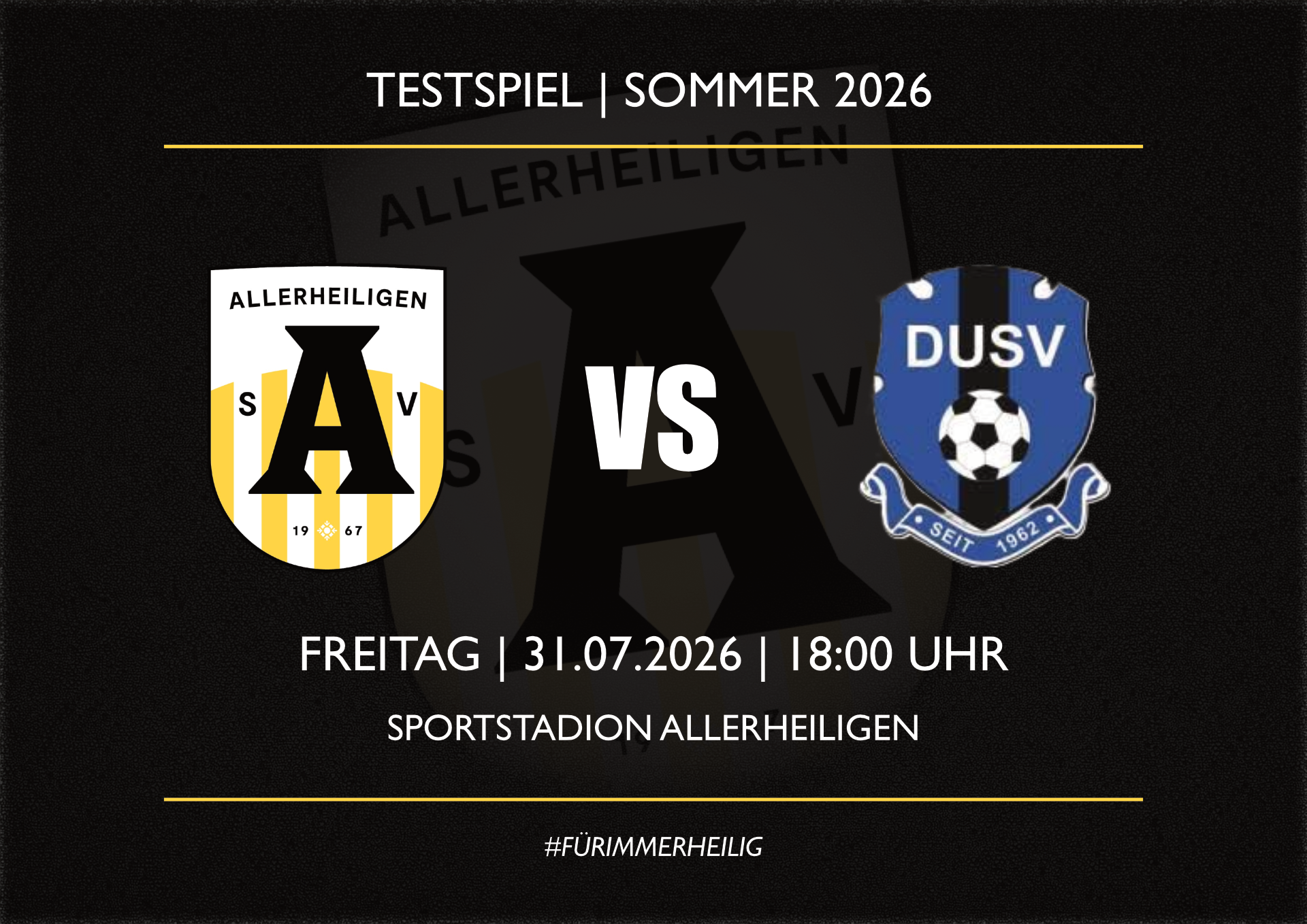 Generalprobe gegen Loipersdorf bereits um 18:00