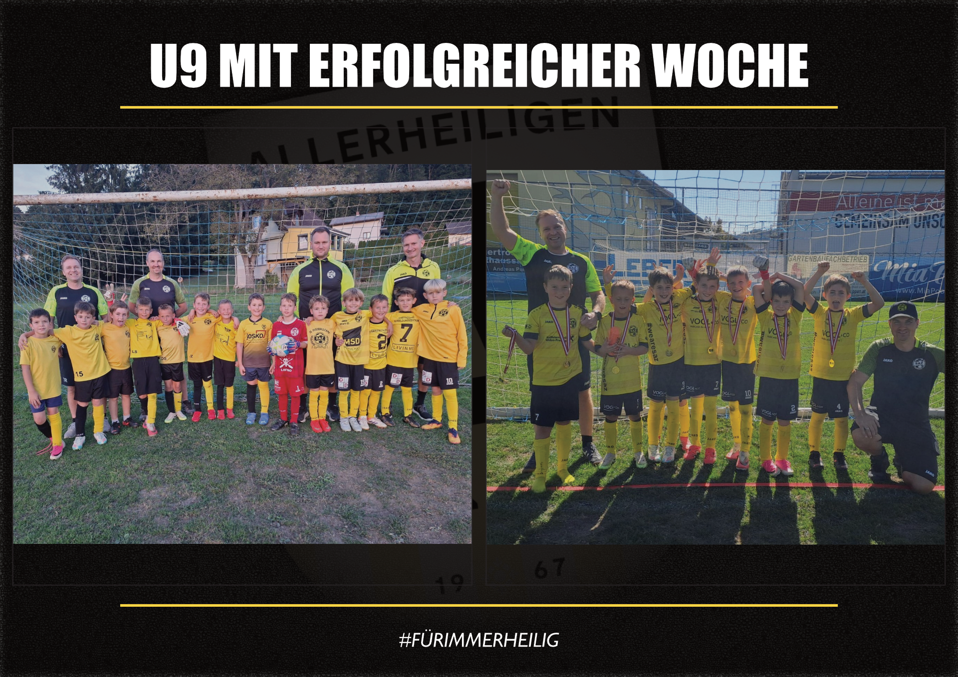 U9 mit erfolgreicher Zusammenarbeit mit Hlg. Kreuz und starkem Meisterschaftsturnier