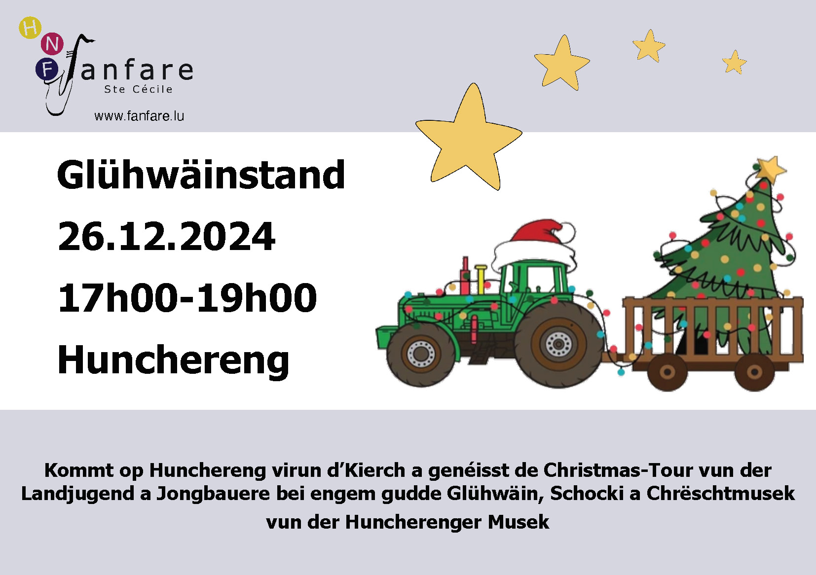 Chrëschttour vun der Landjugend Süden