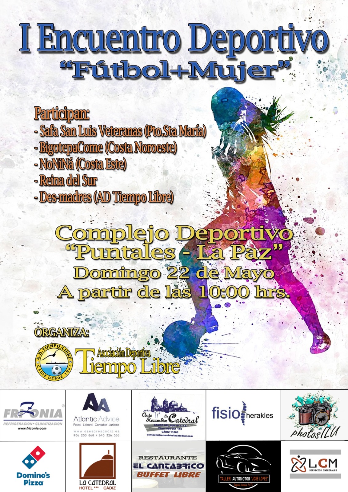  I Torneo Internacional de Futbol Amateur para Mujeres de 35+ 40+ 50+ 65+.