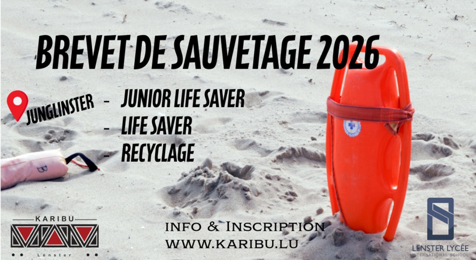 BREVET SAUVETAGE 3e TRIMESTRE 2026