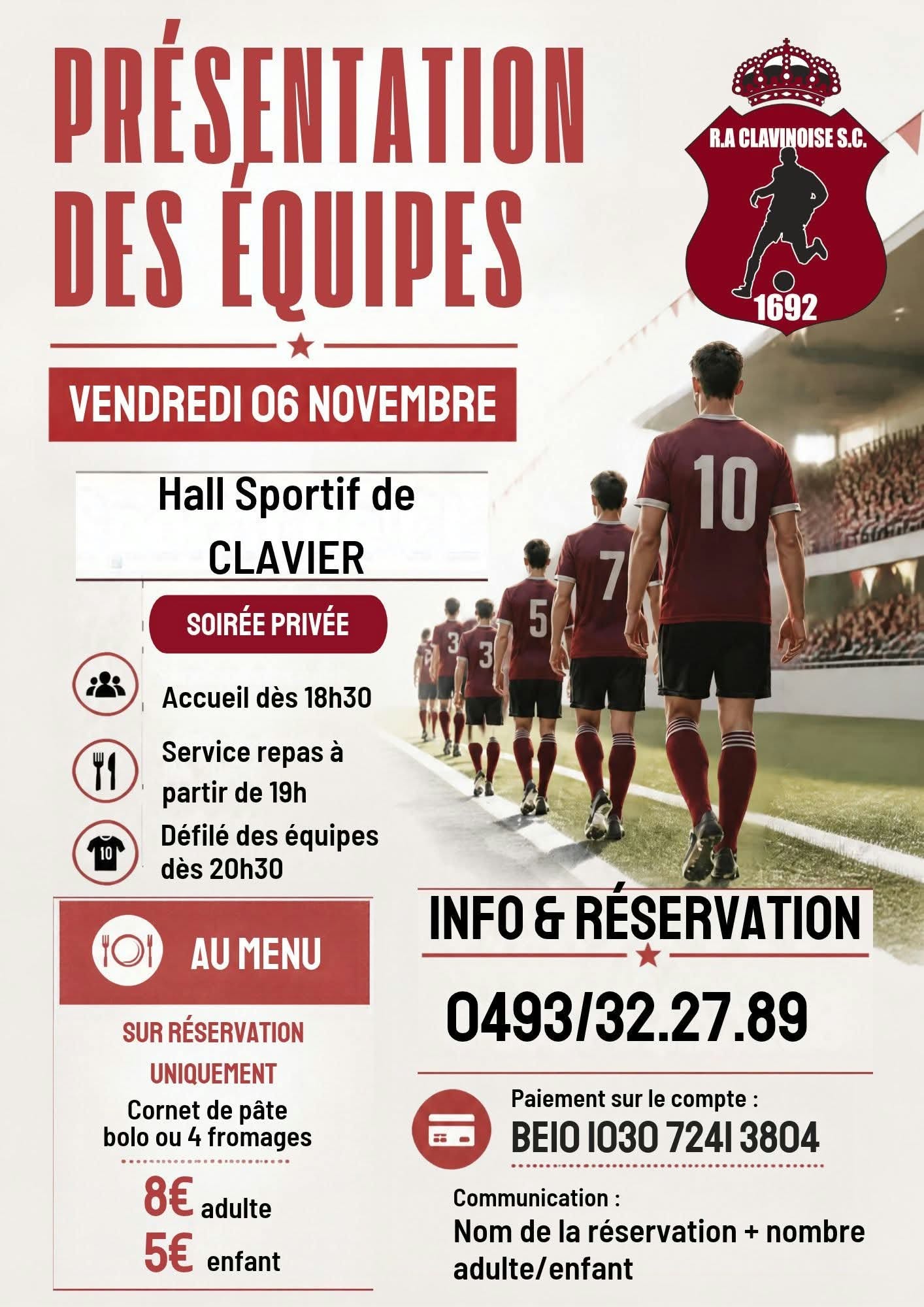 Présentation des équipes