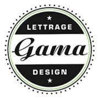 Lettrage Gama Design